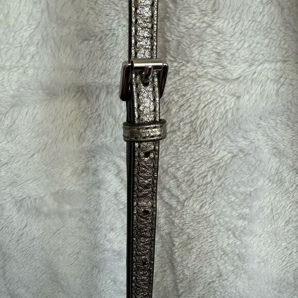 Michael Kors Silver Metallic Crossbody Bag - Picture 5 of 12